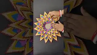 DIY Matchsticks Wall Hanging Craft|#youtubeshorts#viralshort#wallhanging #matchstick#homedecor#craft
