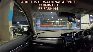 P7 International Car Park- Sydney International Airport, NSW, Australia- Driving- ASMR
