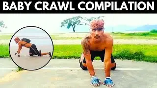 This Workout Isn't Child's Play: Baby Crawl Time Lapse Workout Compilation
