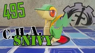 Como hacer  a... Snivy Papercrat