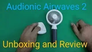 Audionic&reg; AirWaves 2 USB Rechargeable Fan Unboxing and Review