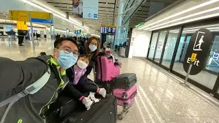 機場被👮🏿‍♂️👮🏿‍♀️監視下登機🇬🇧LOTR最新實況 一班機有幾多人走佬❓2020移民倫敦💂🏻第一場直播重溫