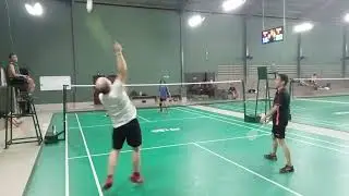 Mabar badminton di Lap Atlas Palembang 20 Okt 25 (Nico/Morris vs Ko Ridwan/Rahman)