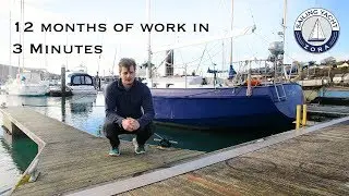 Building a Boat - 12 Months in 3 Minutes - Sailing Yacht Zora