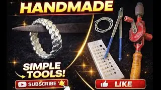 Handmade Ring From Simple Tools 🔨 | DIY Jewelry Making 
