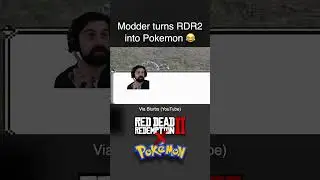 Someone made Red Dead into a Pokemon game #rdr2 #pokemon #modded