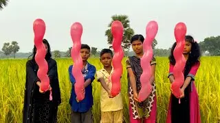 outdoor fun with Rocket Balloon and learn colors for kids by I kids episode -484.