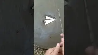 making telegram logo with melting metal