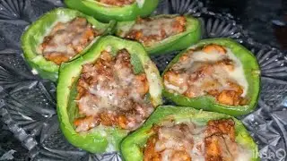 Crispy and crunchy stuffed capsicum | Healthy snack recipe by Little Cooking Guru.