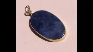 Dark Royal Blue Virginia Quartz Cabochon