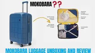 Unboxing Mokobara Small Cabin Suitcase (55 cm) | Hovercraft Check-In Luggage Review After Use