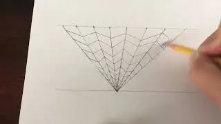 OP ART practice illusions: Checkerboard illusions,  vanishing point illusions, bent paper