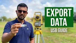 How to Export Observation Data from a Total Station to a USB Drive: Step-by-Step Guide