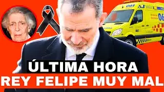 EL REY FELIPE VI AL HOSPITAL tras LLEGAR por FUNERAL DE SU T&Iacute;A la PRINCESA IRENE DE GRECIA