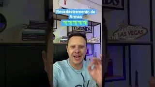 RECADASTRAMENTO DE ARMAS #shorts