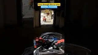 Enter MARPHA VILLAGE with us 🔥 #ns200 #dominar250 #nepalride #nepalbiketrip #weekendriders