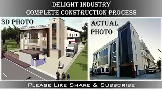 Delight Industrial Solutions/ Complete Construction Process/ UA Design Studio/ Ar Umer Sehrawat