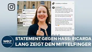 DEUTSCHLAND: Ricarda Lang mit &bdquo;deutlichem&ldquo; Zeichen gegen Hass im Netz