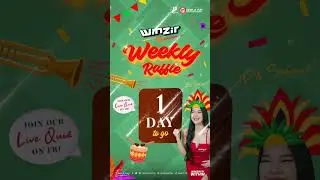 WinZir Weekly Raffle I One Day To&nbsp;Go