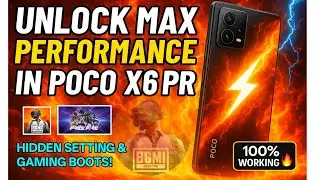 Unlock MAX Performance in Poco X6 Pro ⚡ | Hidden Tricks & Gaming Boost