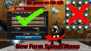 Toram Online (No Game No life) New Farm Mana/spina Easy fast farming #toramonline #nogamenolife