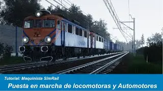 3X32: SimRail: TUTORIAL:  Puesta en marcha de Locomotoras y Automotores