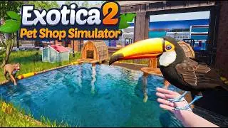40+ НОВЫХ животных и аукцион в этом НОВОМ обновлении! | Exotica 2: Pet Shop Simulator | Часть 11