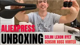 UNBOXING | Selim LEXON RYET e Sensores XOSS VORTEX | ALIEXPRESS