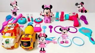 10 Minutes Satisfying with Unboxing Cute Minnie Mouse Pink Makeup Set | Review Toys ASMR