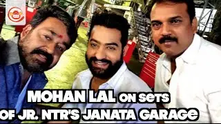 Jr NTR and Mohan Lal On The Sets Janatha Garage || Devi Sri Prasad, Koratala Siva | Silly Monks