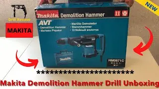 Makita HM 087IC SDS MAX with AVT Demolition Hammer | Unboxing