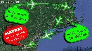 United SUFFERS MULTIPLE DIVERSIONS | Low Fuel Emergency!