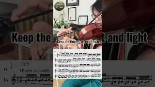 Kreutzer Etude No. 9 - fast fingers | #violin #violinist #violino