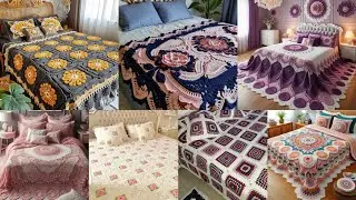 Beautiful Crochet Bed Sheets Ideas | Handmade Bedroom Decor Inspiration