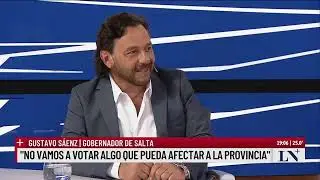 Gustavo Sáenz, gobernador de Salta: 