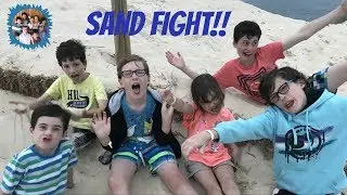 SAND FIGHT!  Family Camping Trip (Part 3)