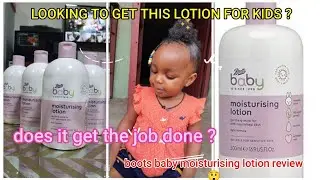 Honest Review of the Boots baby lotion | watch this video before you buy this product 😳😲