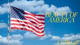 The beauty of America and its best beautiful places in ultra 4k video