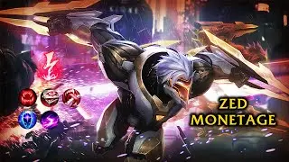 ZED MONTAGE 2022 - BEST MOMENTS LOL - ZED PENTAKILL MOMENTS