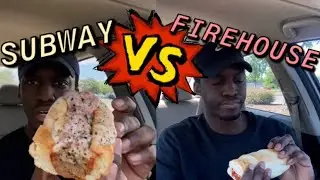 SUBWAY vs FIREHOUSE SUBS! Who&rsquo;s got the best sandwich!? | Meatball edition