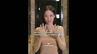 Jennie's perfect 90&deg; shoulders!! 😱🔥 #blackpink #jennie