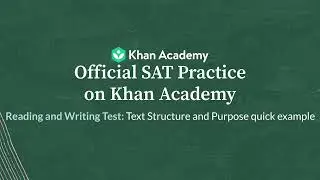 Text Structure and Purpose — Quick example
