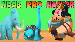 Dino Bash Evolution Clash 🐲⚡ &ndash; Новичок против Профессионала против Хакера