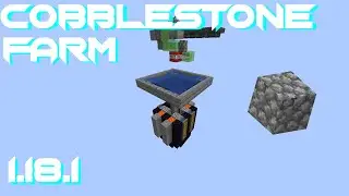 SIMPLE Cobblestone Farm *AUTOMATIC* | Java 1.18.1 | 5,184/hr