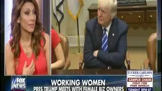 President Trump Meets with Women Business Owners To Discuss Issues | Lili Gil Valletta on Fox News