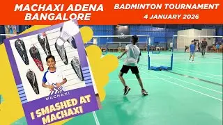 Machaxi Junior Badminton Tournament | Adena Bangalore | 4 January 2026