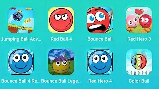 Jumping Ball Adventure, Red Ball 4, Bounce Ball, Red Hero 3, Bounce Ball 4 and More Red Ball Games