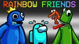 Escaping the Rainbow Friends in Among Us