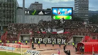 Grobari u Novom Sadu (Vojvodina - Partizan 0:2, 06.08.2023)