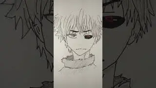 kaneki and gojo / drawn by lil bro #hinatadiaries #animeeart #kaneki #gojo #jujutsukaisen